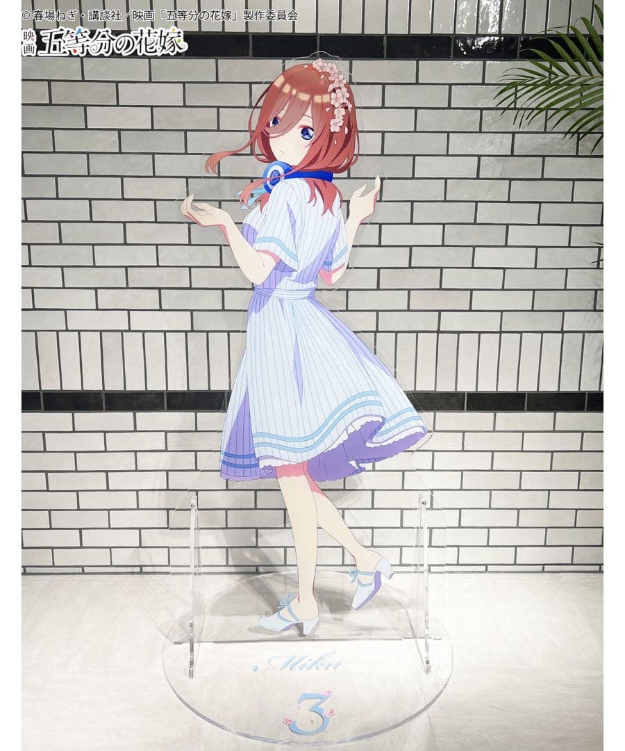 五等分の花嫁 中野三玖 等身大アクリルパネル