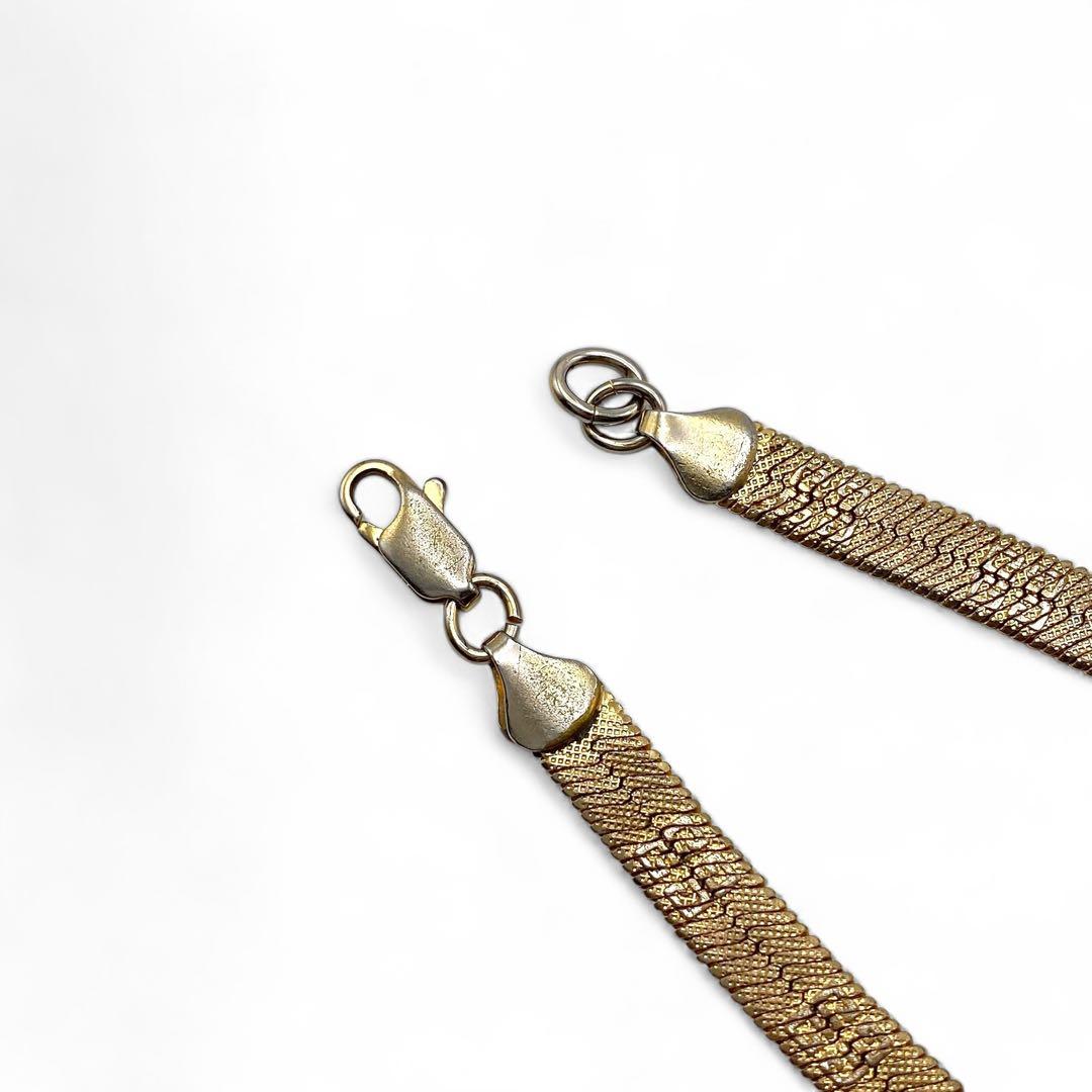 【最高級】 GIVENCHY 4Gロゴ ゴールド 蛇腹 スネークチェーン 美品