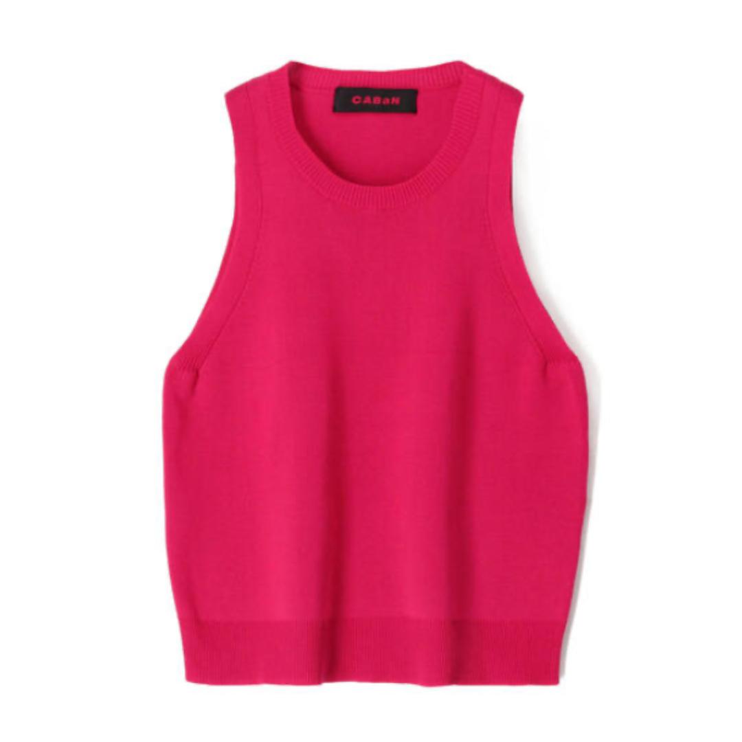 新品　CABaN　キャバン 　22SS 綿ポリ　アメリカンスリーブ　ノースリーブ