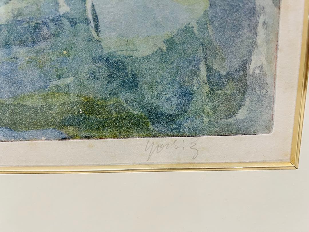 高橋義治 『雪』 銅版画 画家 コレクション