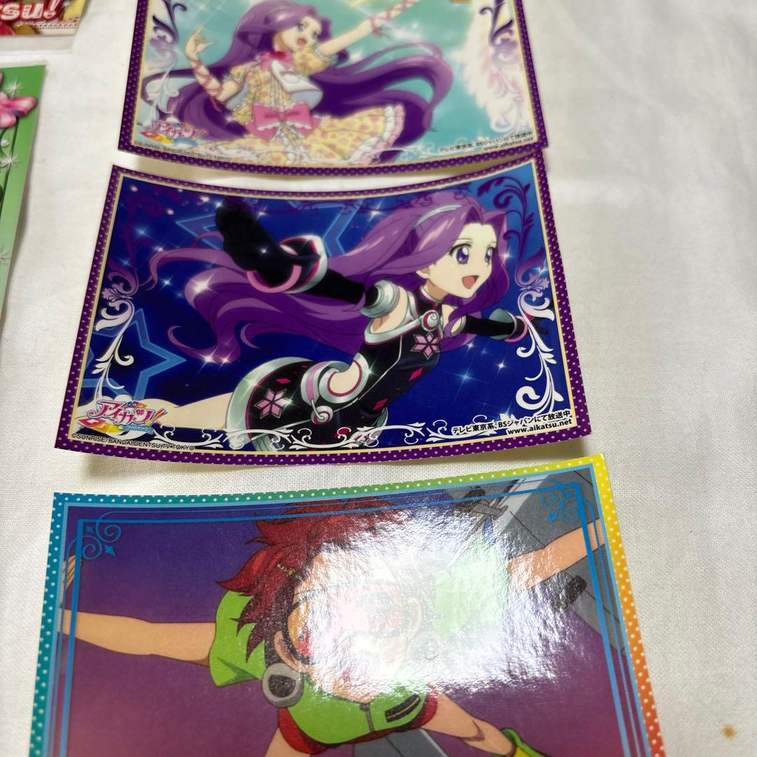 アイカツ ポストカード4枚・ステッカー5枚