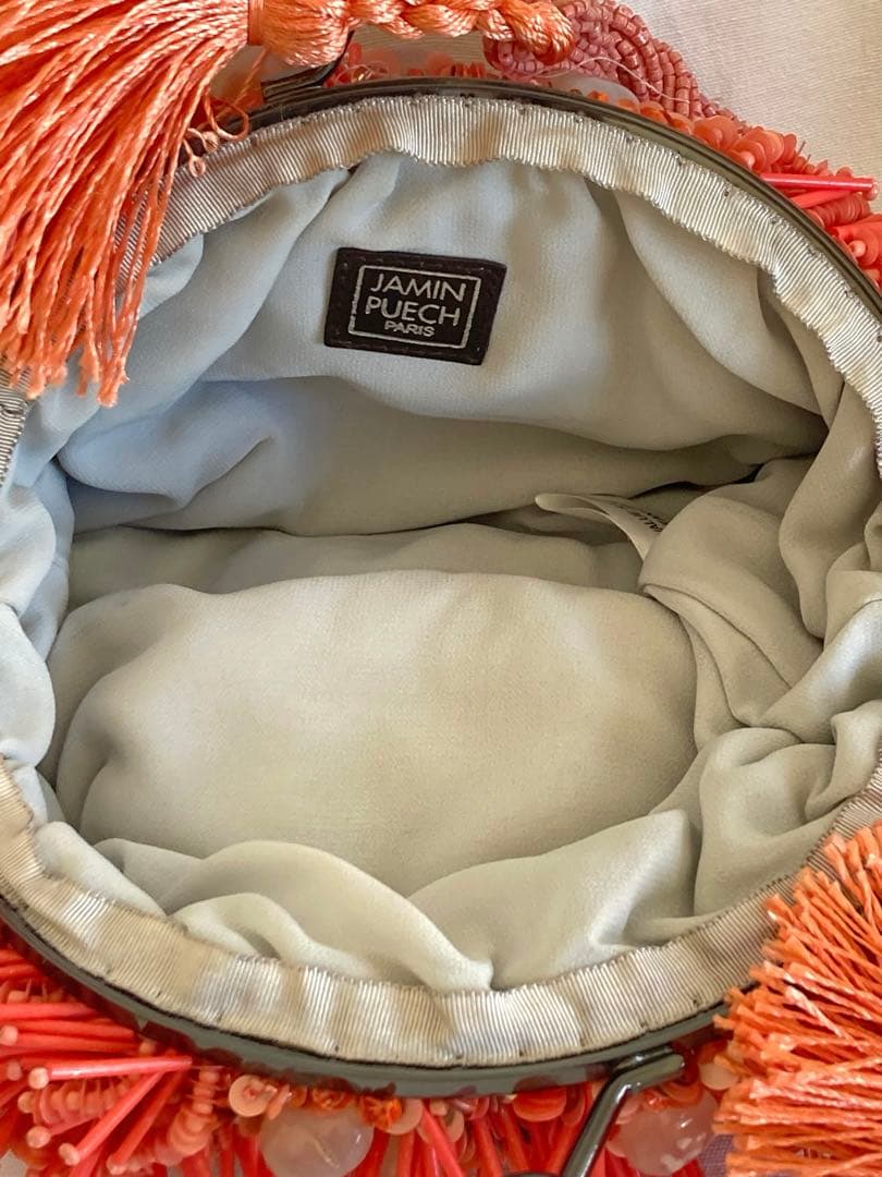 ジャマンピュエッシュ　ビーズドレープバッグ