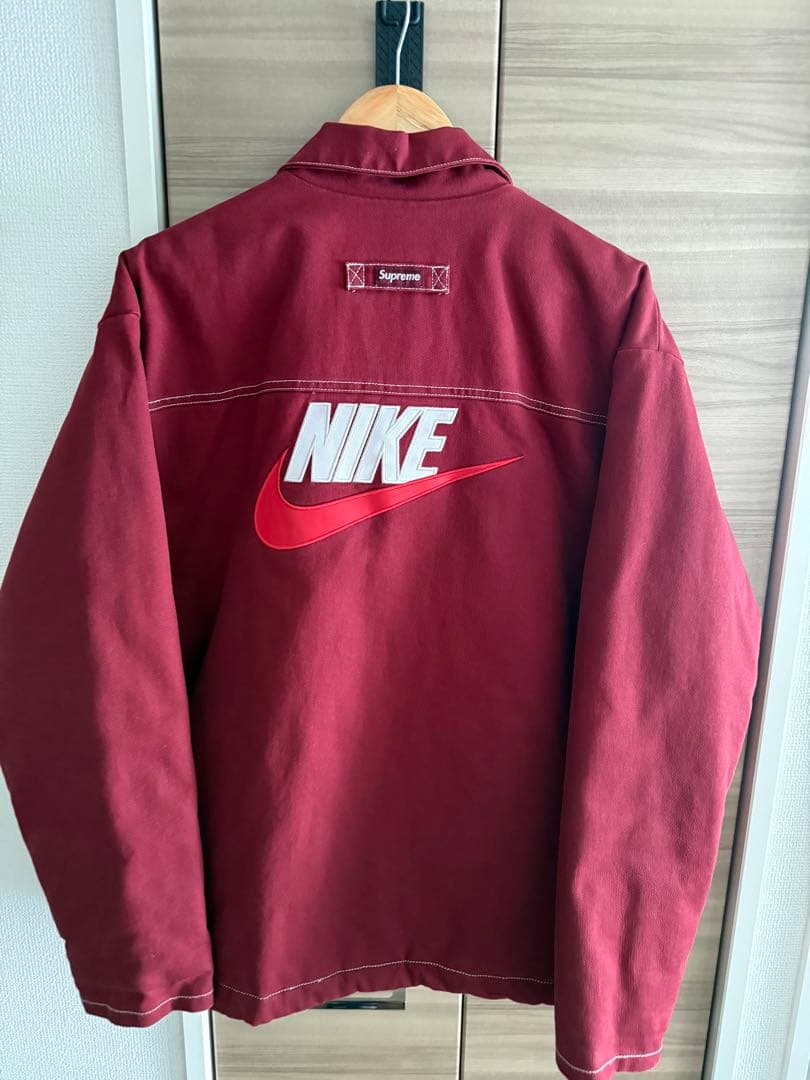 ジャケット・アウター Supreme NIKE Double Zip Work Jacket Red