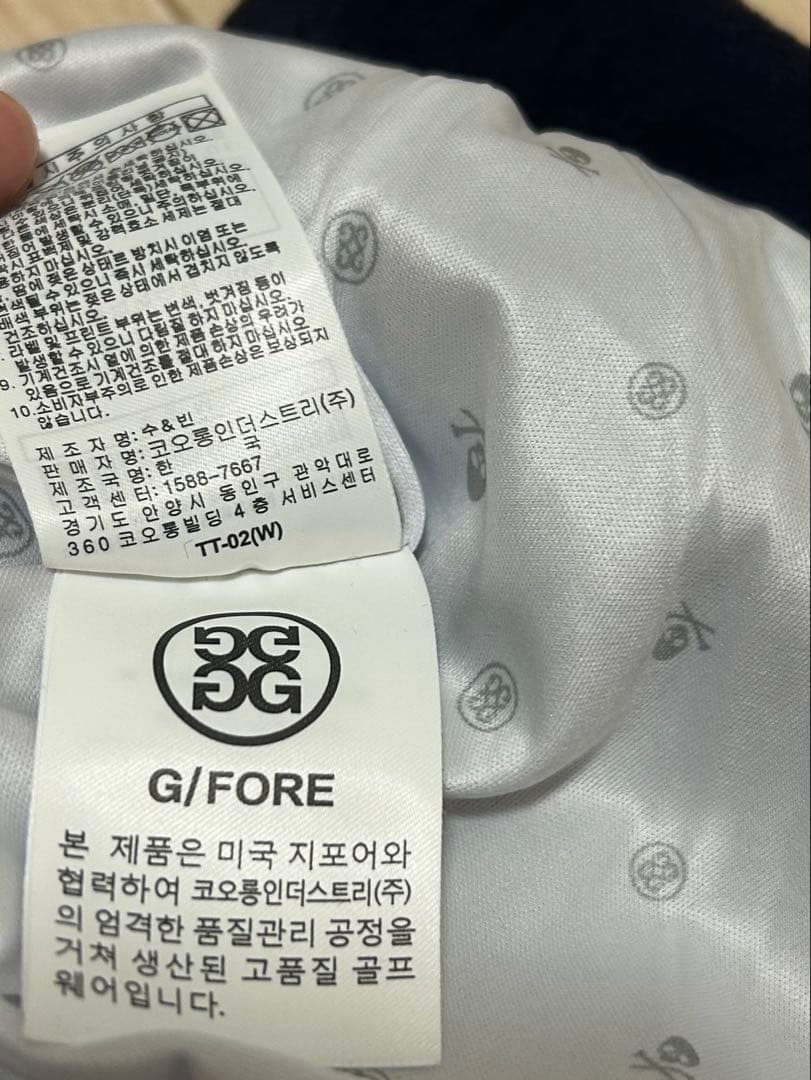 【美品】G/FORE ジーフォア ゴルフウェア ハーフジップ フリース M
