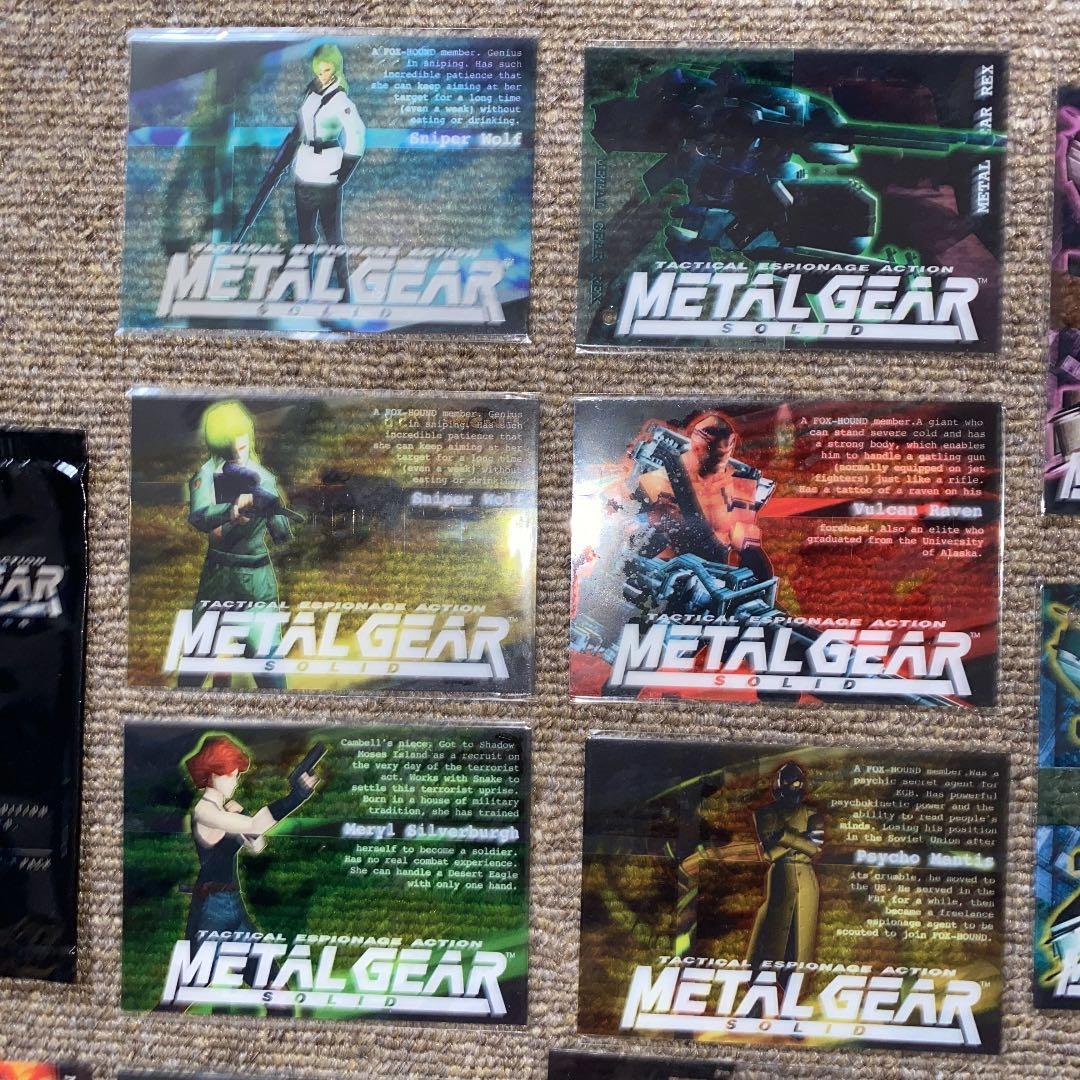 メタルギアソリッド メタルギアソリッド トレーディングカード13枚