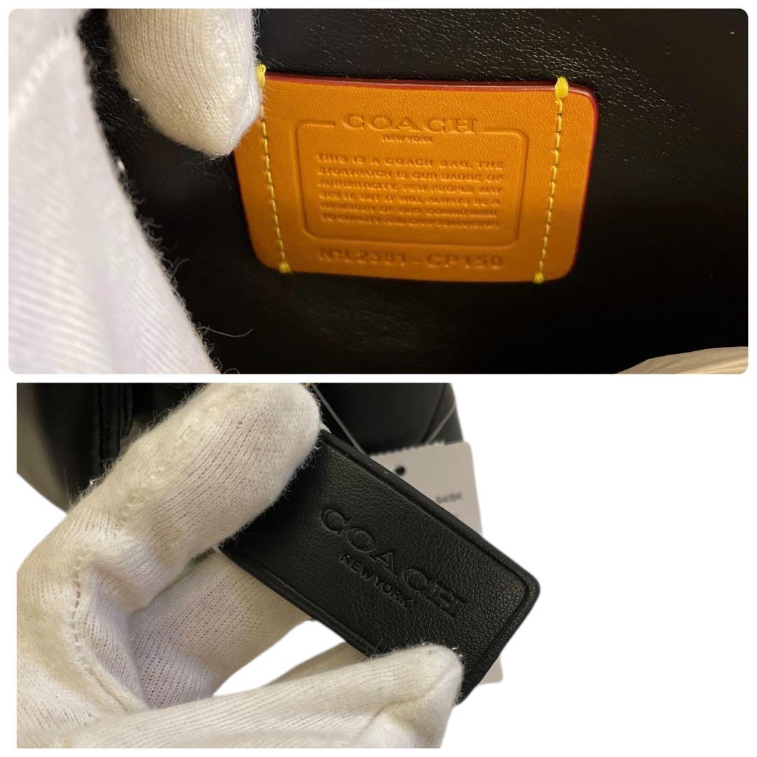 【新品】COACH/コーチ/タビー/キルティング/ショルダーバッグ/黒/2way