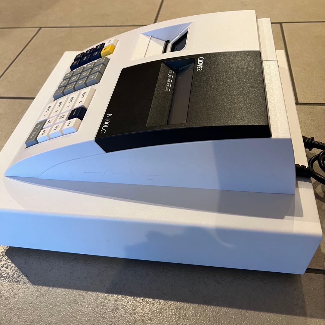 ロール紙18個付】美品 レジスター N100LC クローバー電子 CLOVER