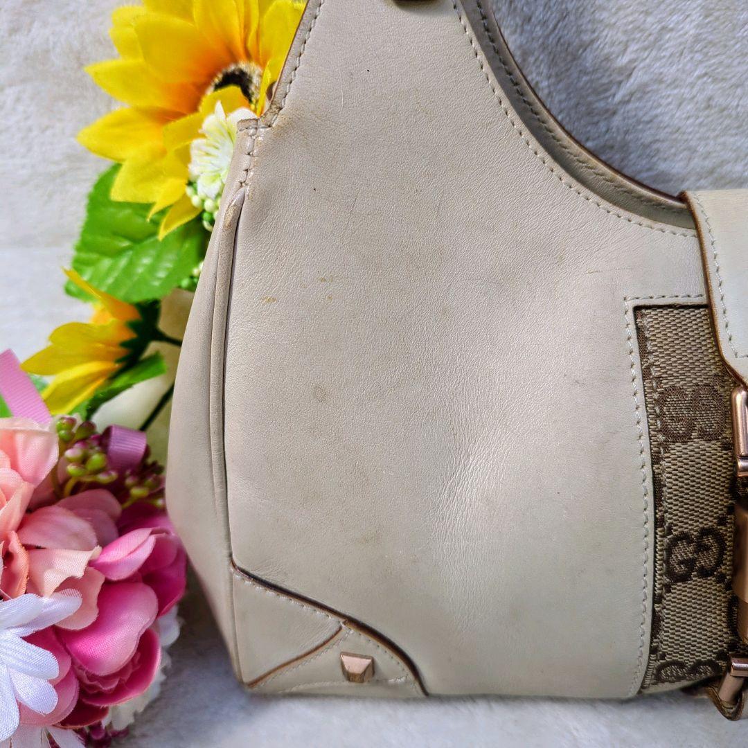 GUCCI グッチ ショルダーバッグ ジャッキーライン ベージュ系 ハンドバッグ
