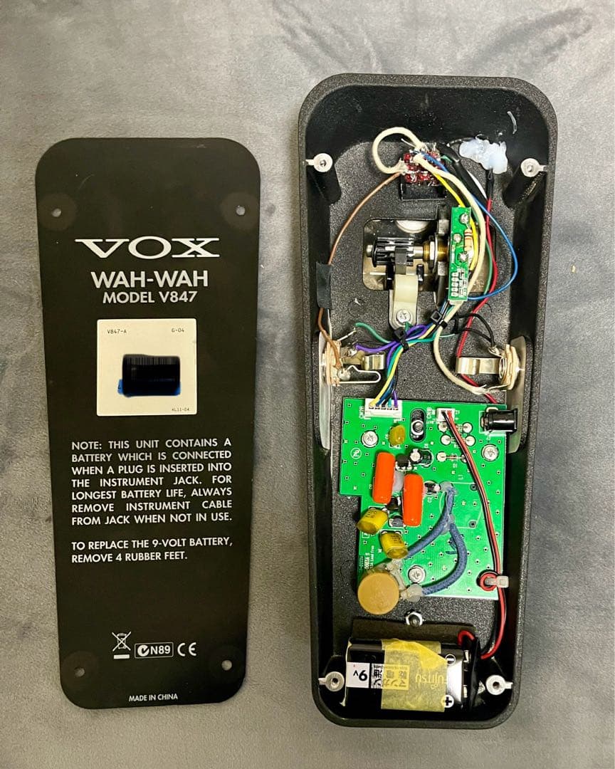 vox ワウ mod ギター VOX V847-A HKworks mod. ギター VOX V847-A