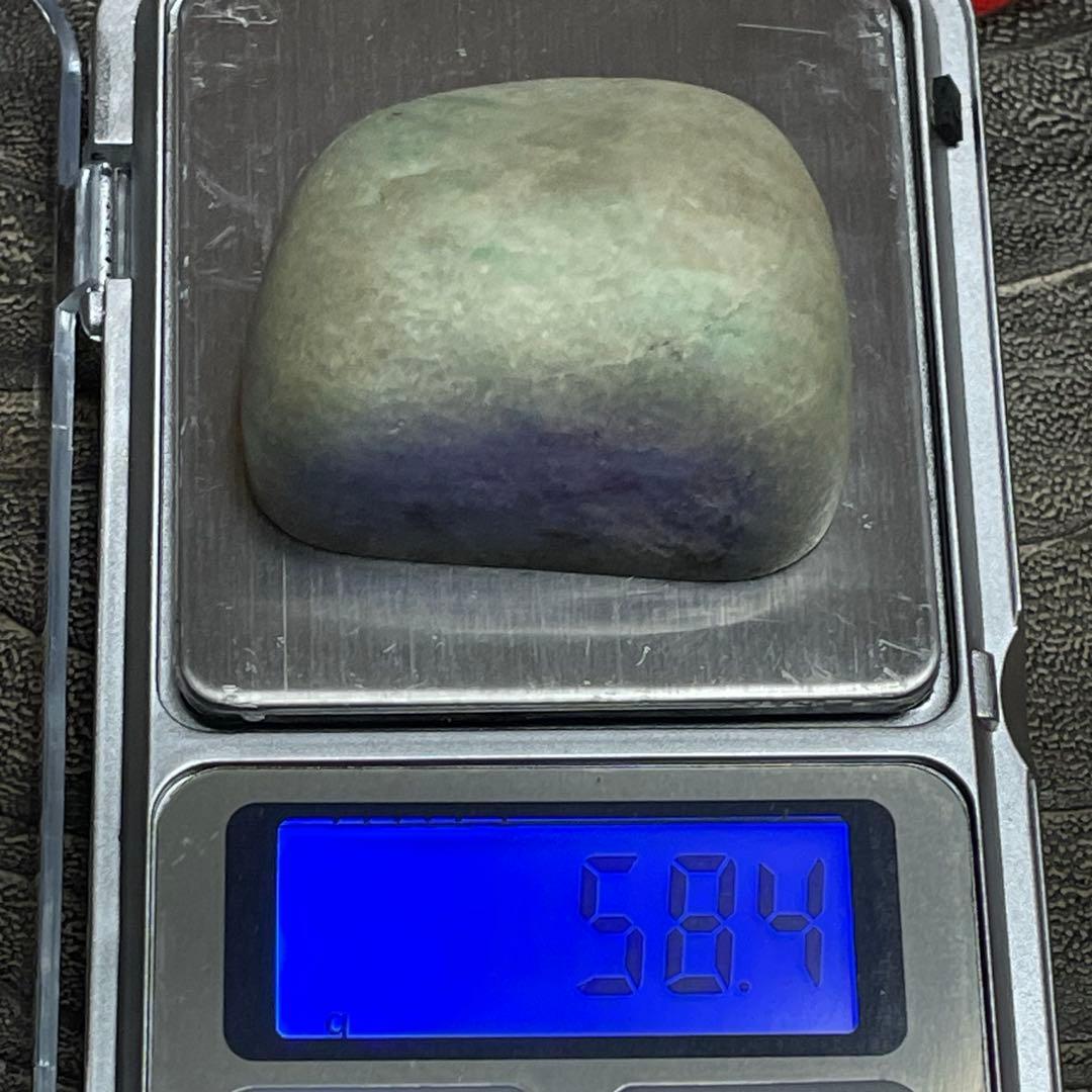 国産　糸魚川翡翠 翡翠 58.4ｇ 原石 ヒスイ ひすい 糸魚川翡翠