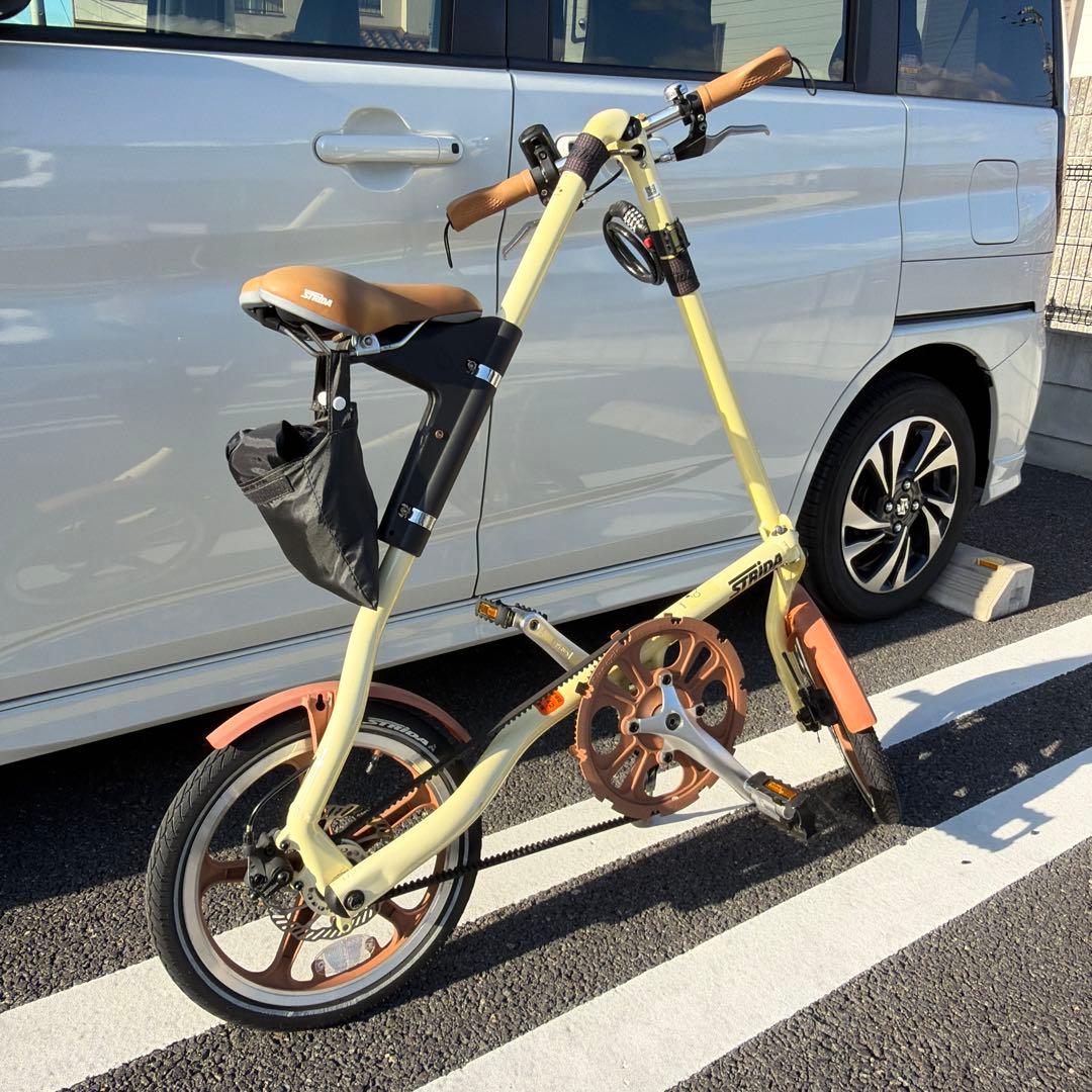 年末までセール！】STRiDA LT 折りたたみ自転車2025年4月購入