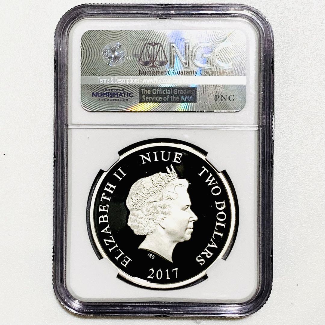 ◇PR70UC ER◇2017 ミッキー ニウエ NGC 1オンス銀貨 2017 Niue