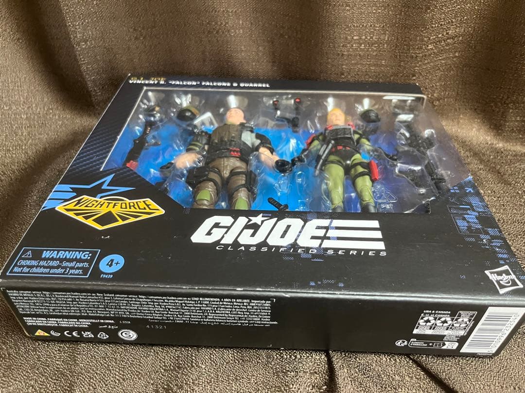 GIジョー クラシファイド シリーズ　ナイトフォース ファルコーネ＆クォレル