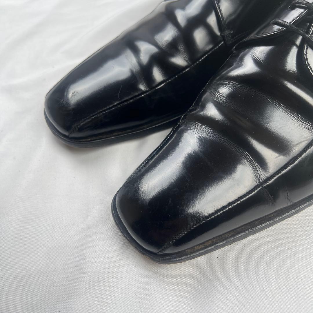 靴 Archive PRADA square toe leather shoes