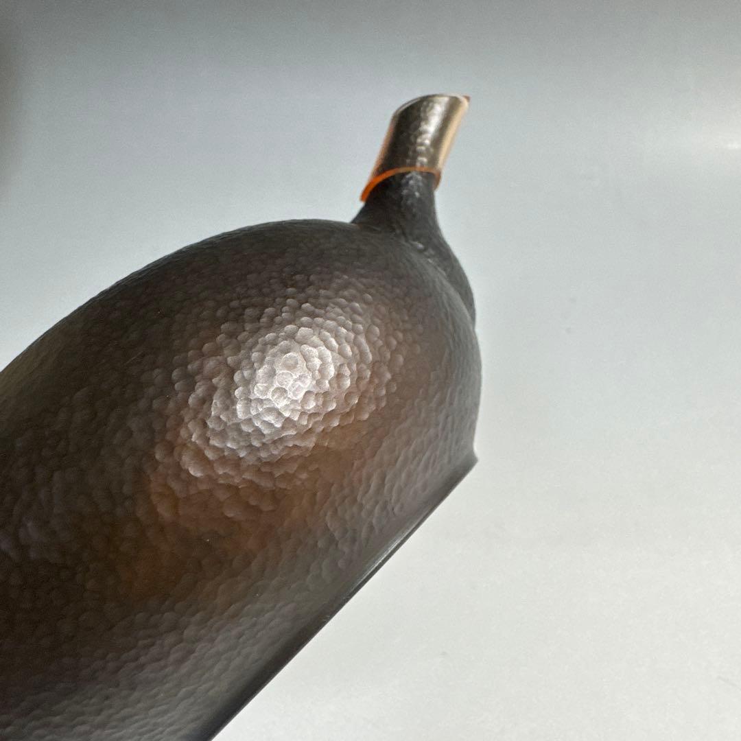 常滑焼　名工　￼村田益規　朱泥窯変　たたき横手急須　茶注　急須　共箱