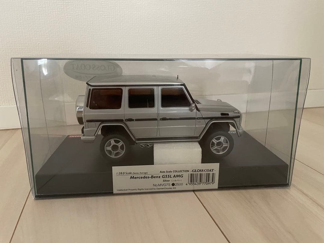 京商　メルセデスベンツ　G55L AMG シルバー　オートスケールコレクション