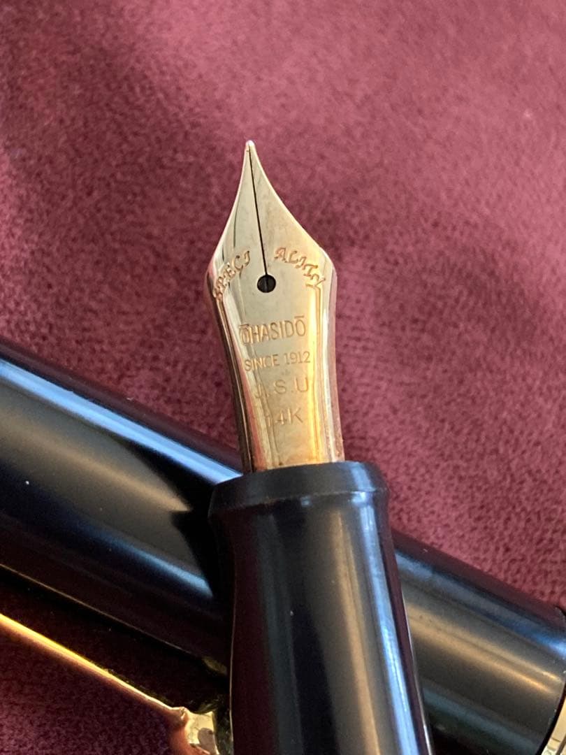 あき様 専用 OHASIDO 大橋堂 万年筆 ブラック×ゴールド