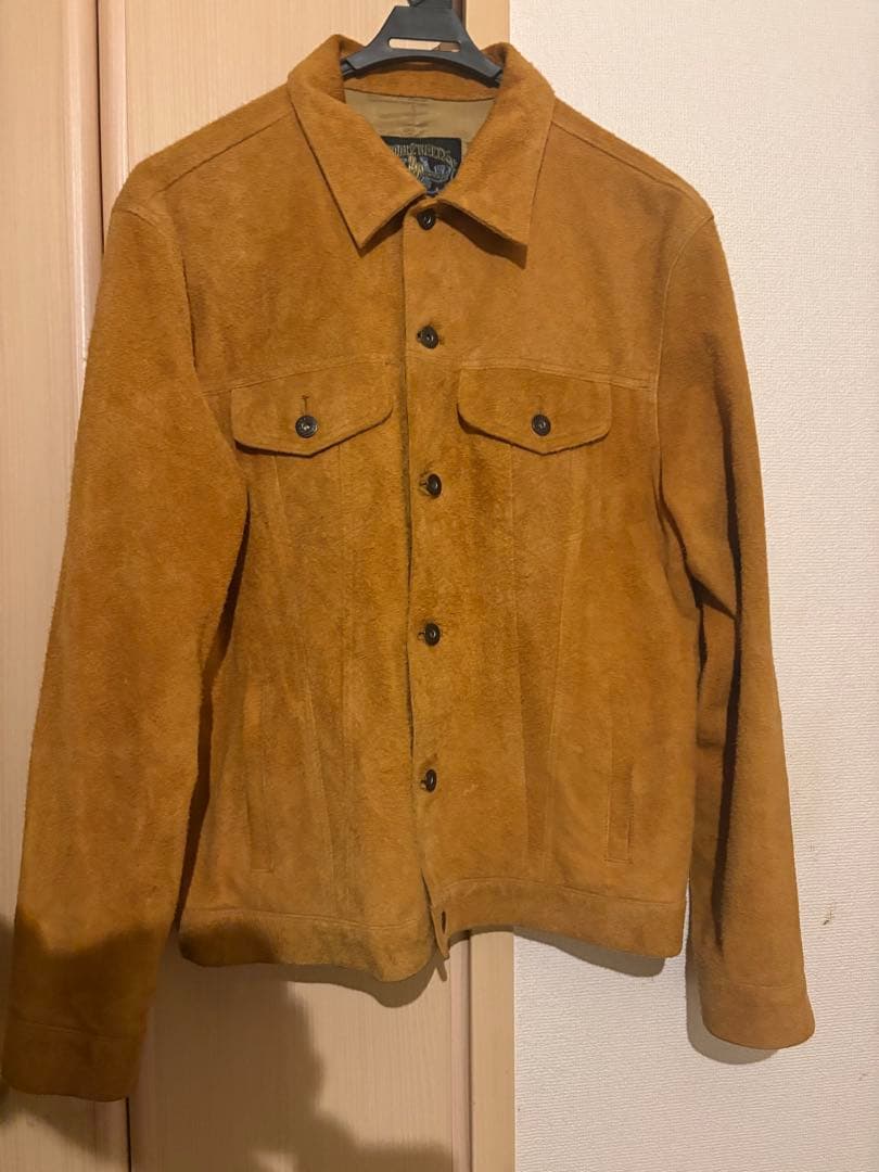 ダブルヘリックス　スエードジャケット 44