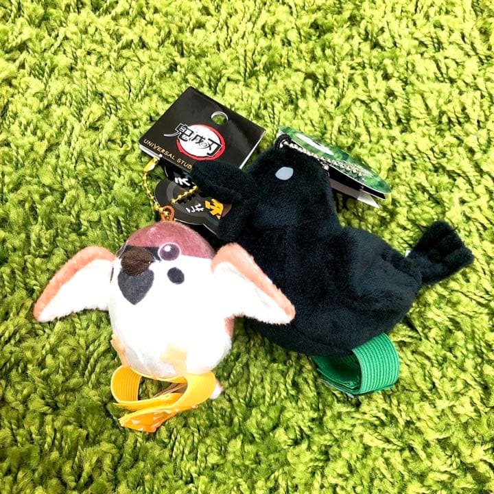 注文 完売商品USJユニバ 鬼滅の刃 チュン太郎 鎹鴉 マスコットバッジ