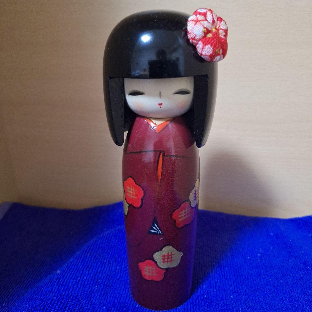 内閣総理大臣賞受賞宮川雄一作創作こけし『想い出』晃常こけし工房