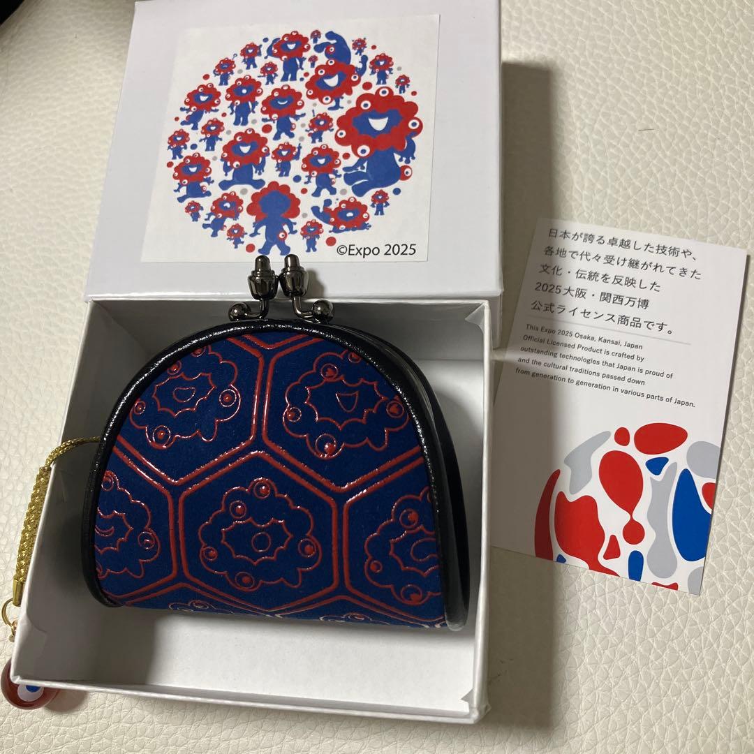 未使用　EXPO2025 ミャクミャク 甲州印伝 がまぐち　がま口
