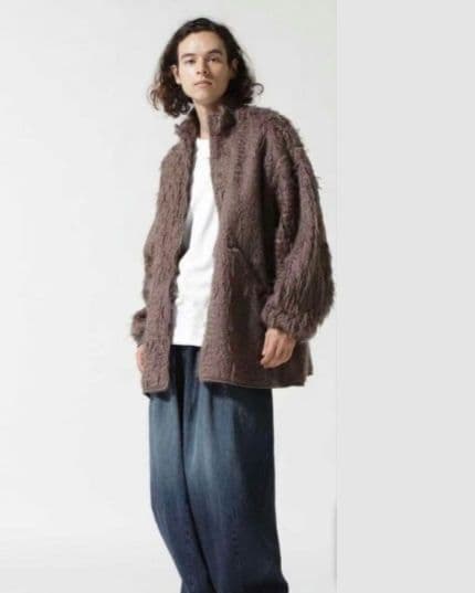 che 定価74800円　needles ファー　コート　フリース　ボア