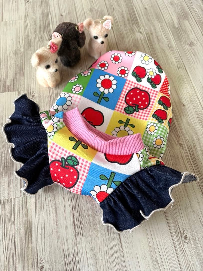 犬服 ラグラン(M) ꒡̈⃝Lily꒡̈⃝ハンドメイド - メルカリ