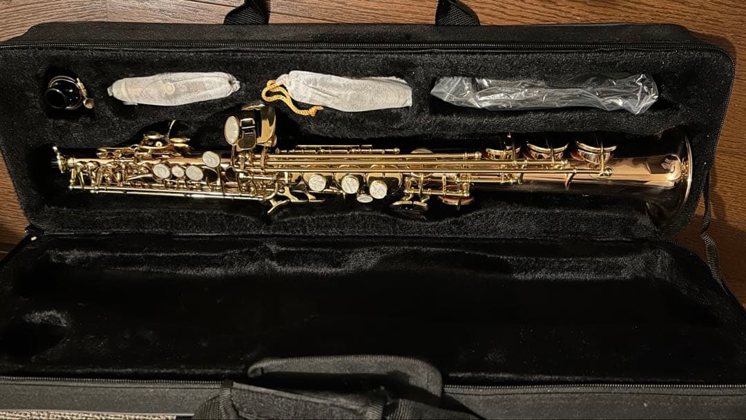 ソプラノサックス PLAYTECH (PTSS-300) ローズブラス