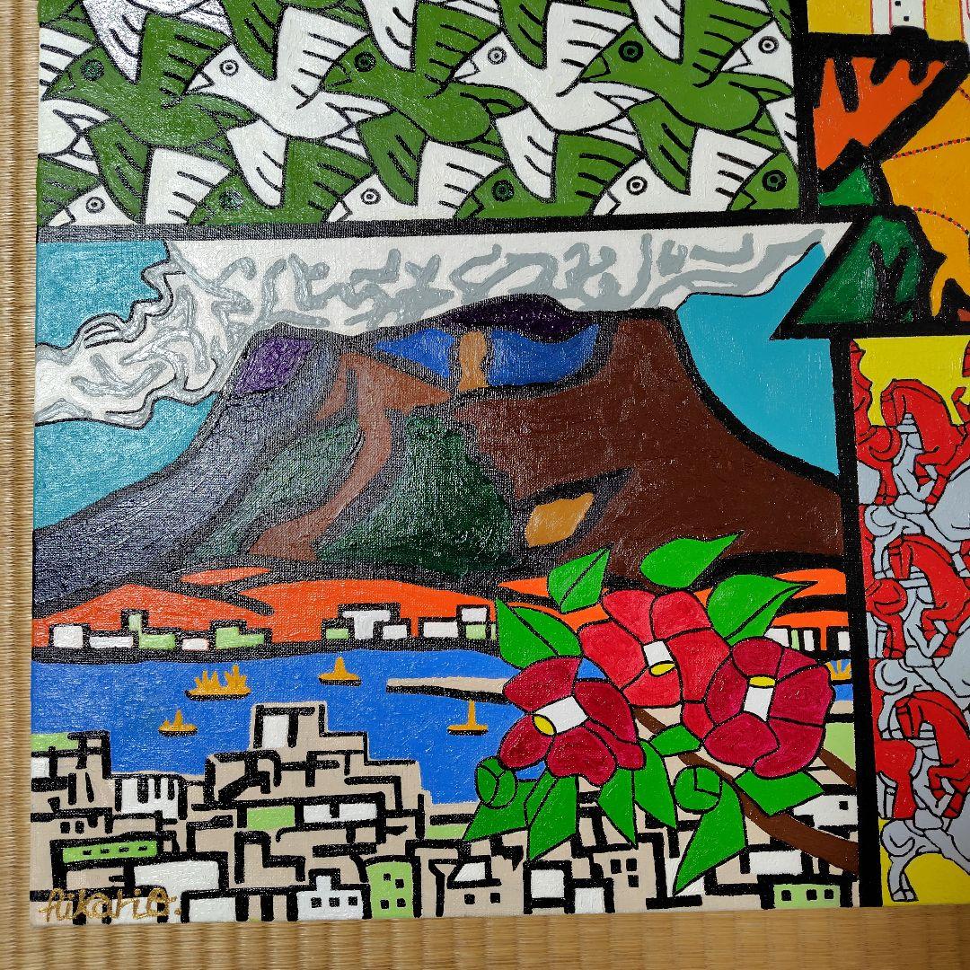 FRONT LINE Ⅰ F20号油彩画