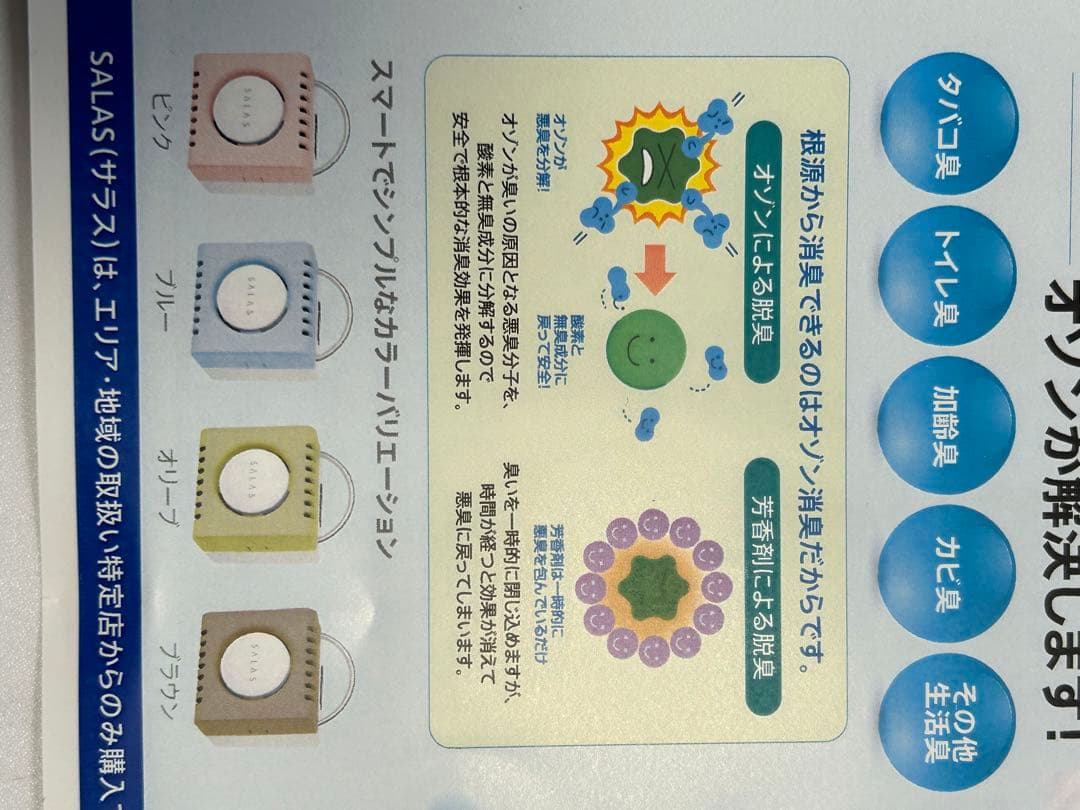 ペットの排泄物消臭に最適オゾン発生器SA–1