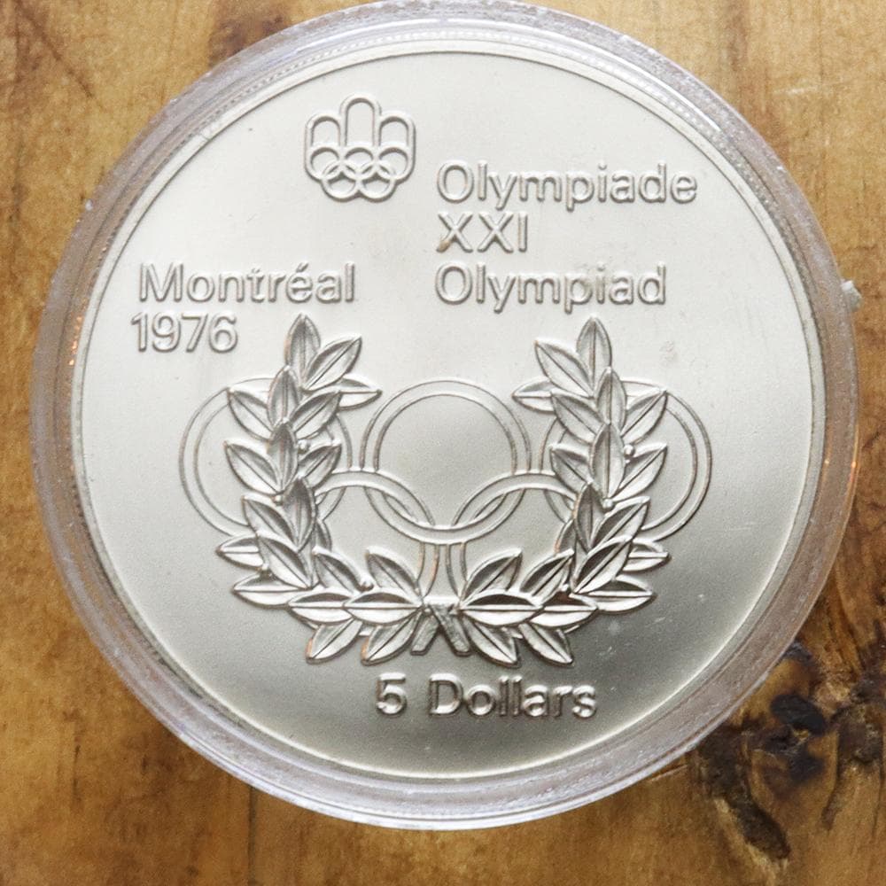 最終値下価格高騰銀貨オリンピック 1976年 モントリオール 記念コイン