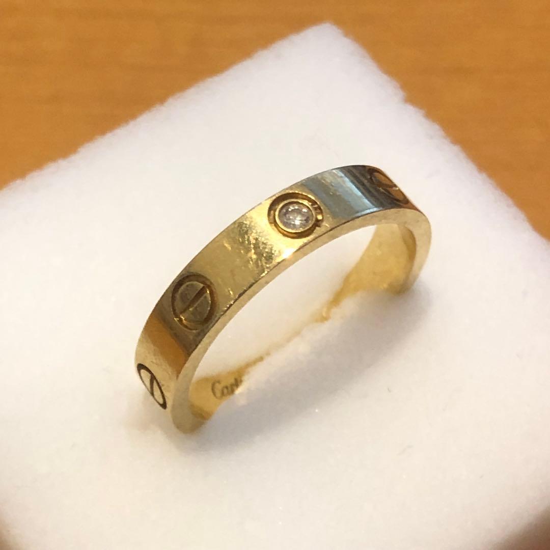 750カルティエ1Pダイヤラブリング　#55 32H2601