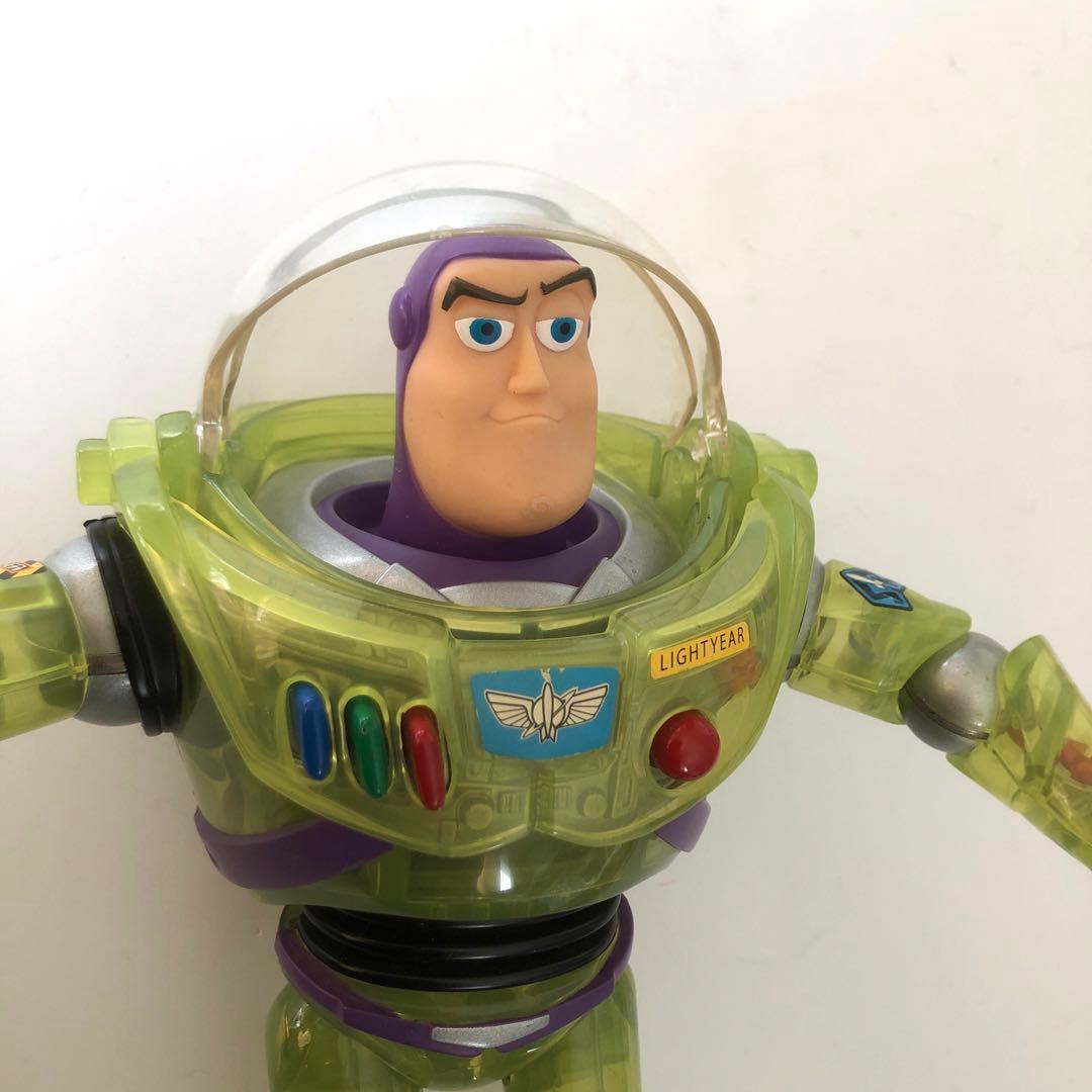バズ・ライトイヤー フィギュア クリアーグリーンバージョン約23cm