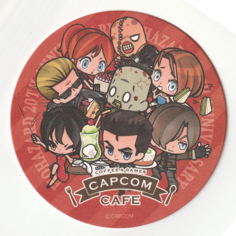 カプコンカフェ バイオハザード コースター フルメンバー - メルカリ