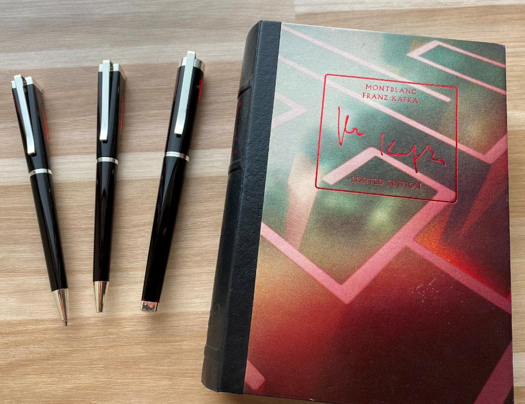 超美品3本セット モンブラン 作家シリーズフランツ・カフカ925シルバー