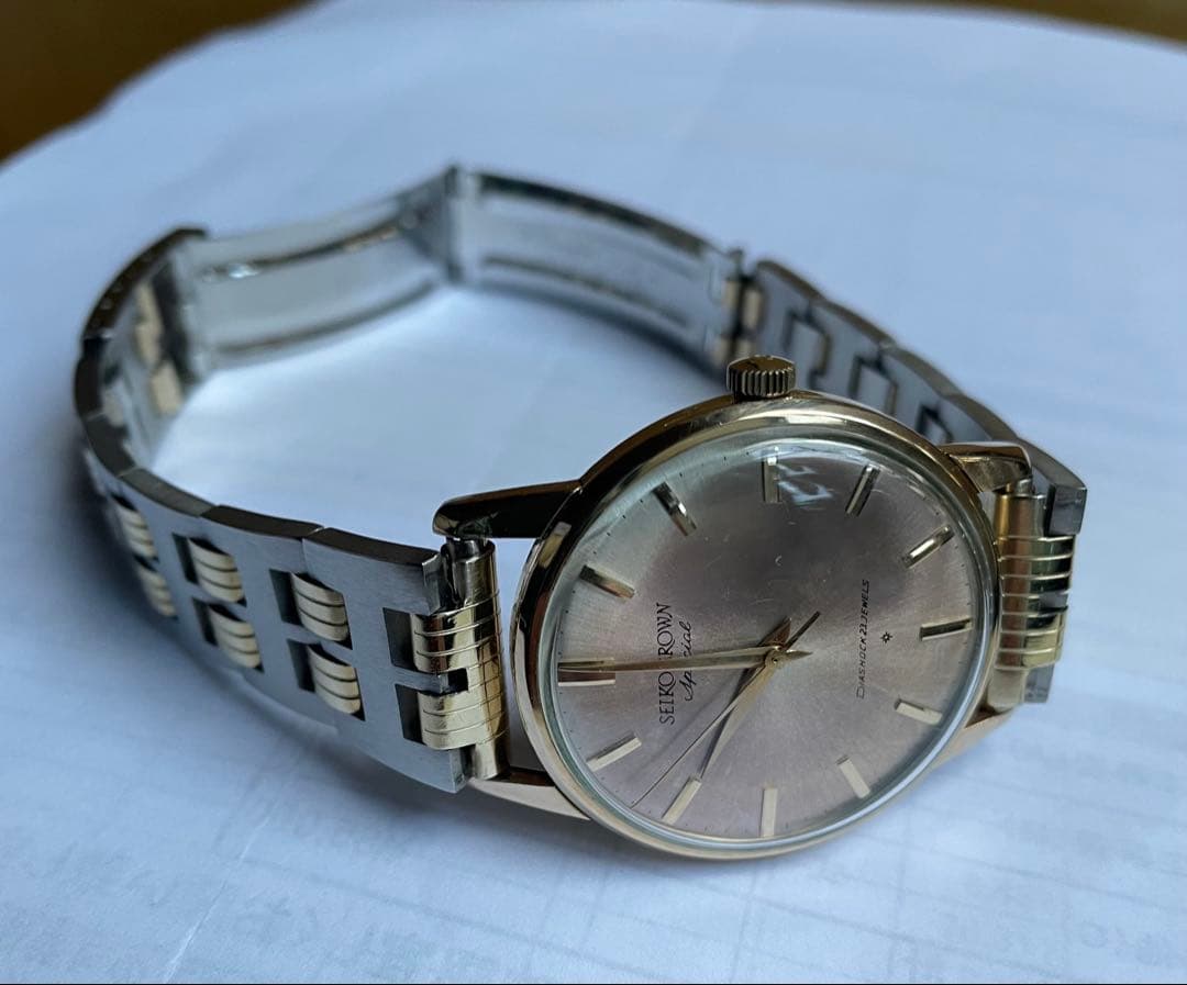 ヒカルセイコーヴィンテージ高級腕時計 クラウンスペシャルSDマーク