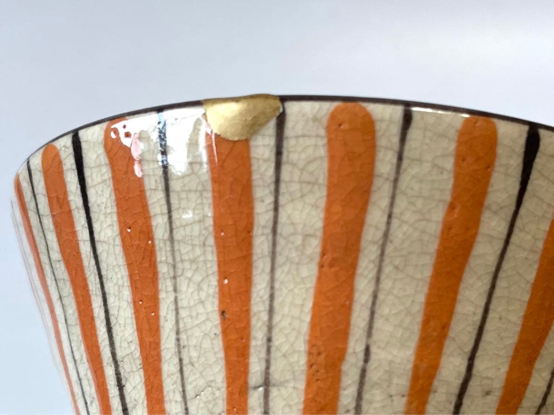 骨董 アンティーク 麦藁手 蓋碗 蓋茶碗 お碗 飯碗 絵瀬戸 白州正子 民芸