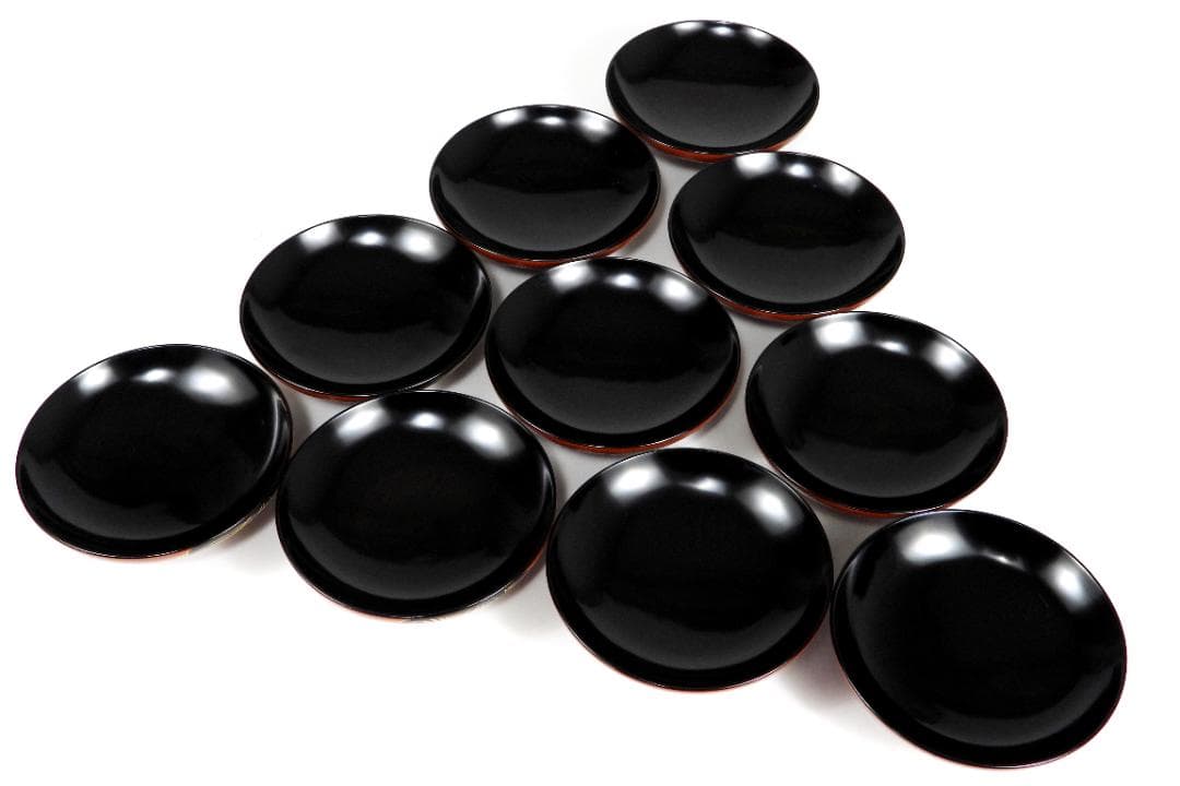 漆器　輪島塗　金蒔絵　木製　蓋付椀　箸付き　お煮物椀　吸物椀　10客 共箱