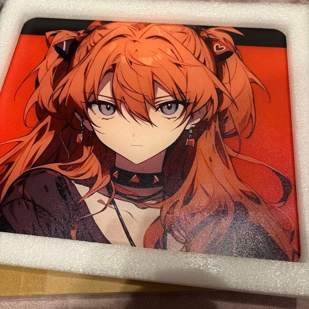 エヴァンゲリオン アスカ ガラスマウスパット ③ - メルカリ