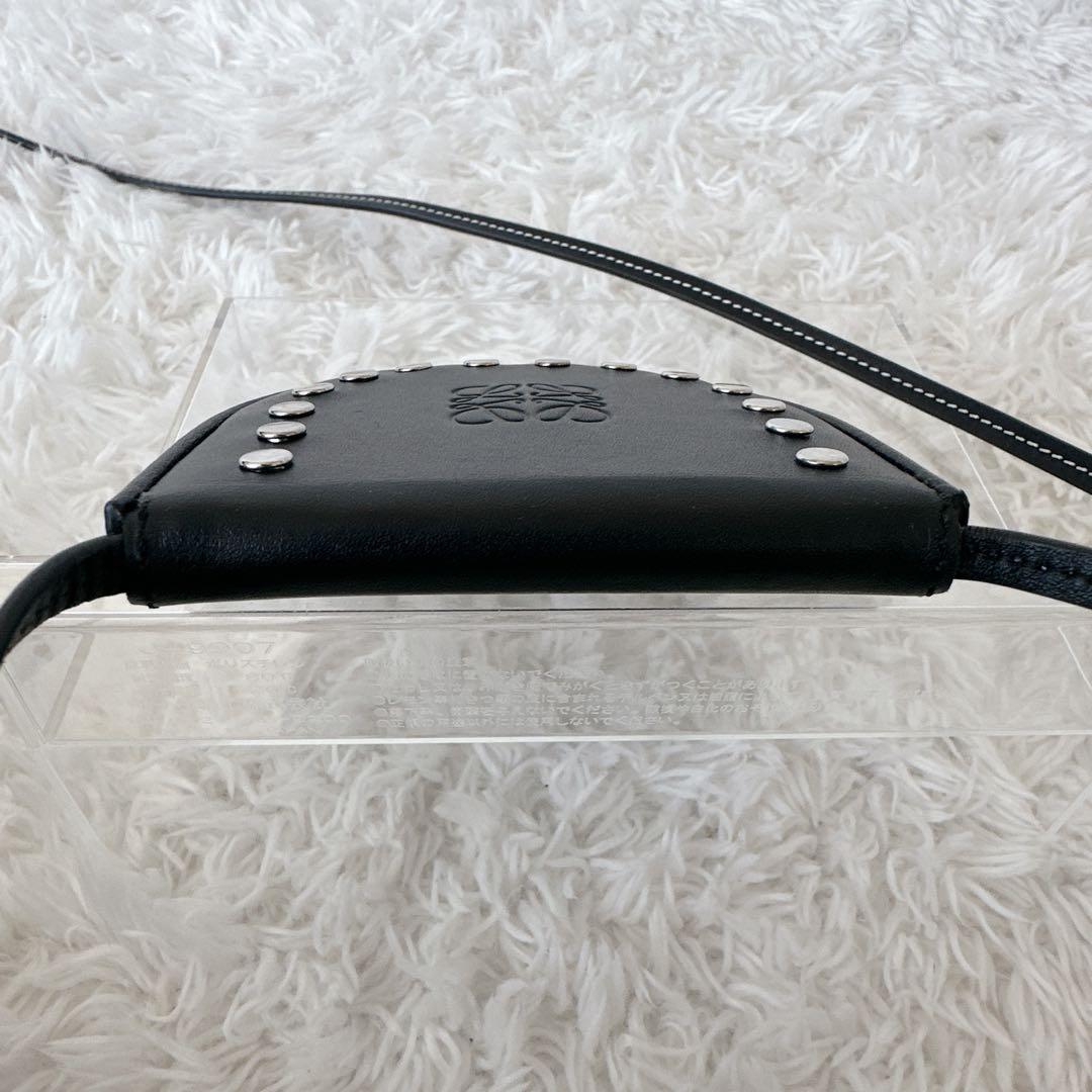 【希少】ロエべ ミニヒールポーチ ケース ショルダー スタッズ 箱あり