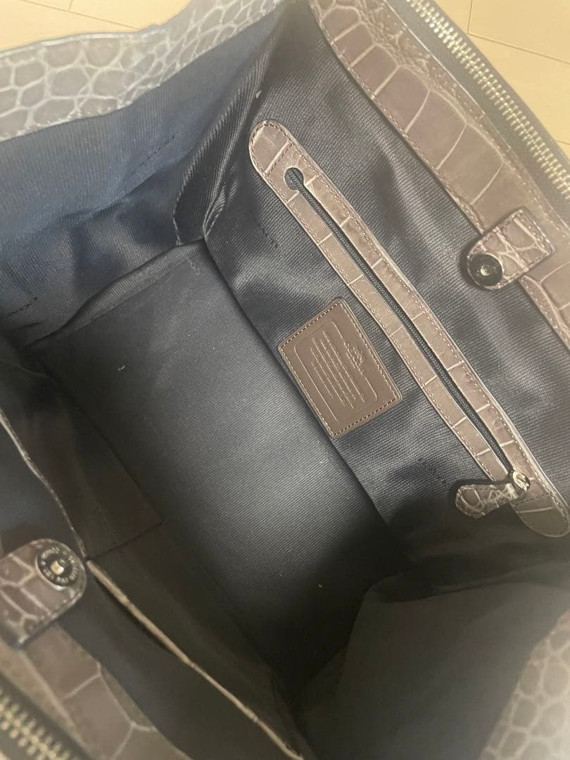 美品☆COACH☆バッグ☆本革☆グレー