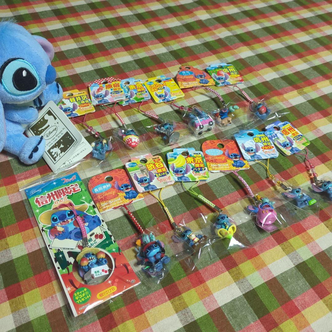 SALE　未使用　ディズニー　スティッチ　ご当地根付けストラップ　ぬいぐるみ