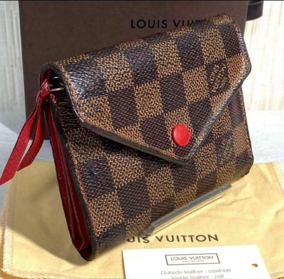 ルイヴィトン ダミエ ポルトフォイユ　ゾエ　ヴィクトリーヌ　折り財布 3302.jpg