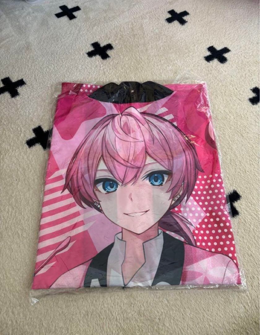 AMPTAK×COLORS けちゃ 法被 けちゃくん 法被等身缶バッジ77