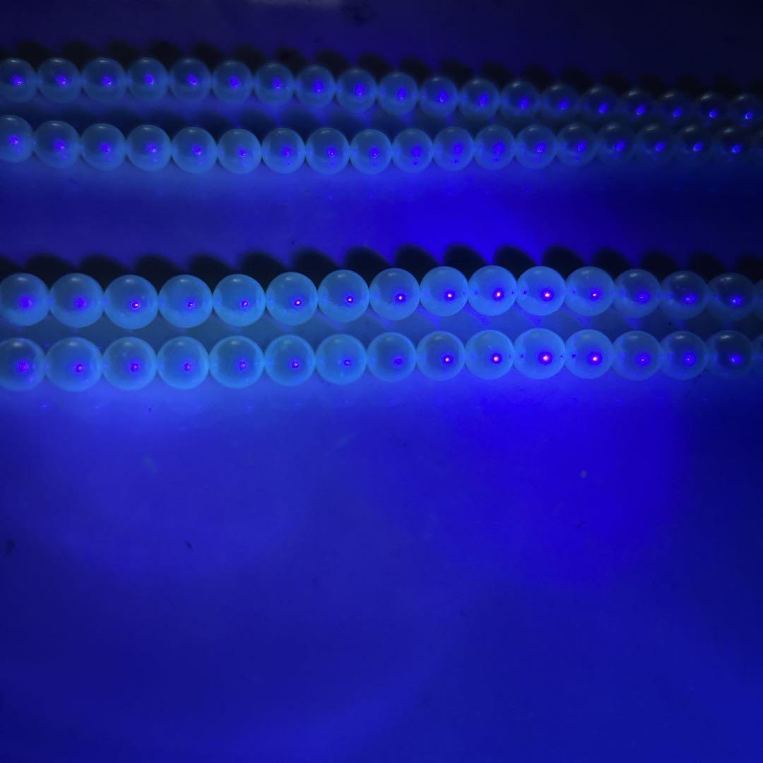 パール 真珠 あこや シルバー刻印 ロングネックレス 6.0mm 108cm