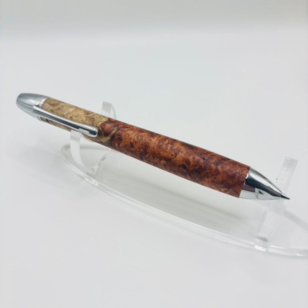 工房楔 トレチェーレ 花梨 こぶ杢 ビルマ 新品未使用 0.5mm マルチペン