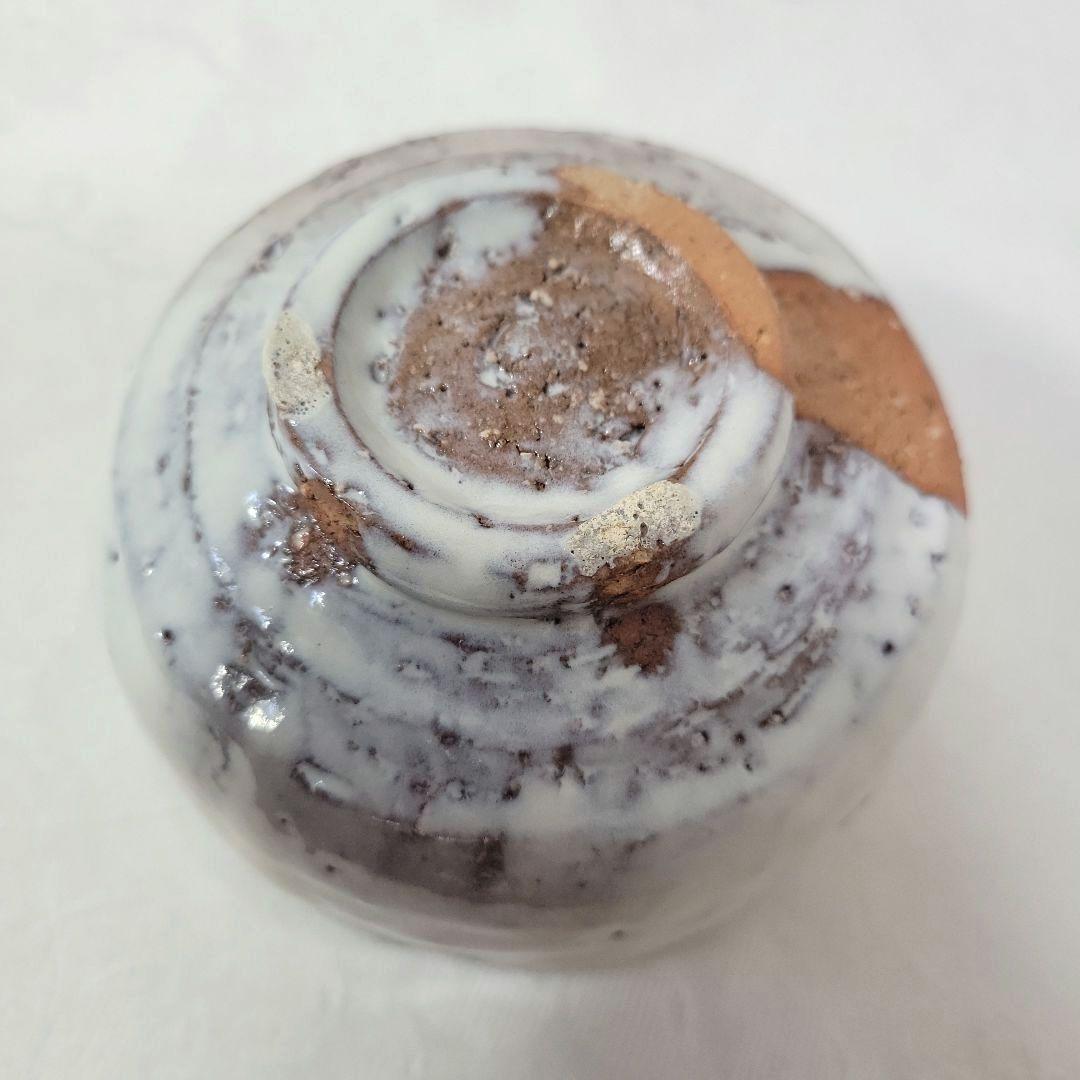 三輪　栄造　作　　白萩茶碗