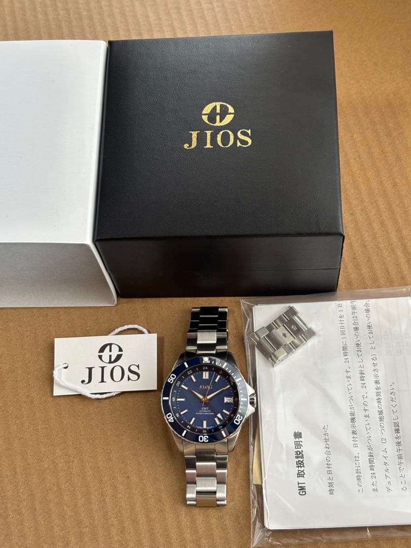 ひ*。様 メンズ機械式腕時計　JIOS GMT DIVERS 104 ダイバーズ