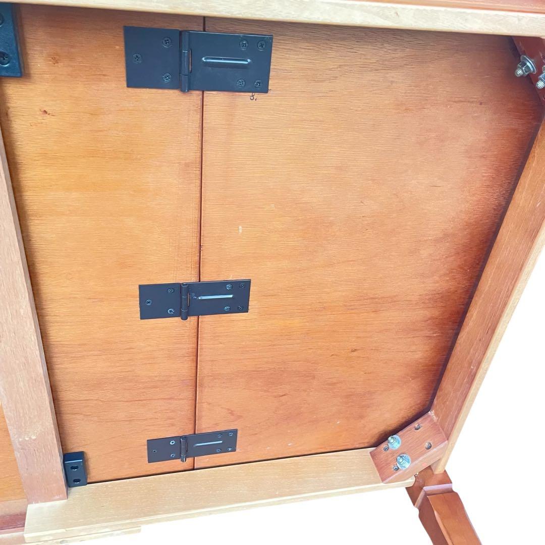 HR863 【リアルシャビー】マルニ木工　バタフライテーブル　拡張テーブル