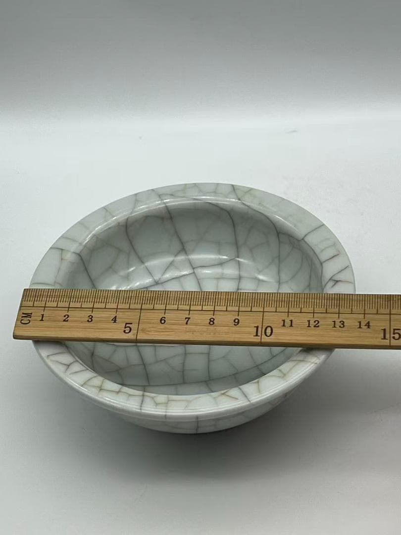 南宋時代 青磁 汝官窯水洗 郊壇官窯碗 水差し 唐物 希少